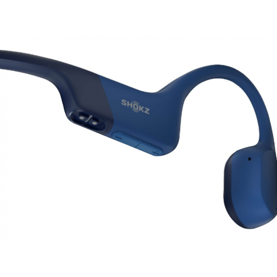 SHOKZ Openrun Mini Headphones Wireless Neck-band Calls/Music Bluetooth Blue