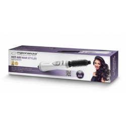 Esperanza EBL001W hair styling tool Hot air brush Warm Black,White 1.6 m 400 W