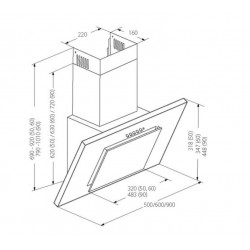 Akpo WK-4 Nero Line Eco 60 Wall-mounted Black