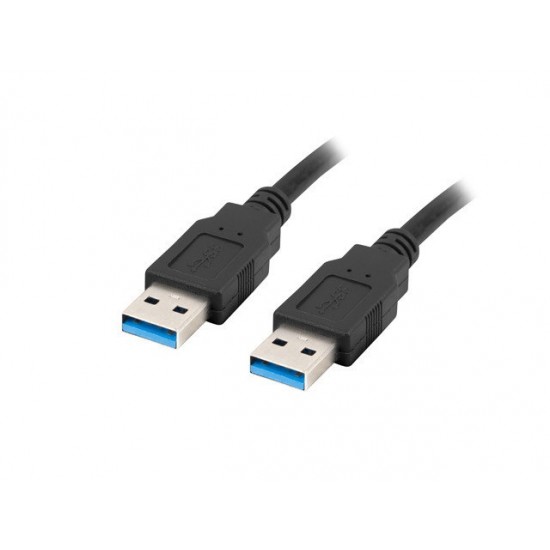 Lanberg CA-USBA-30CU-0010-BK USB cable 1m 3.0 USB A Black