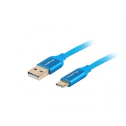 Lanberg CA-USBO-22CU-0005-BL USB cable 0.5 m USB 2.0 USB A USB C Blue