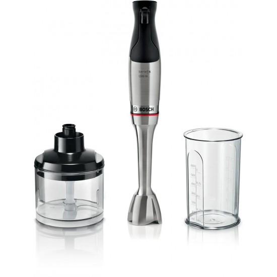 Bosch Serie 6 MSM6M820 blender Immersion blender 1200 W Black, Stainless steel