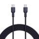 Kabel Anker 322 USB-C do USB-C 0.9m czarny