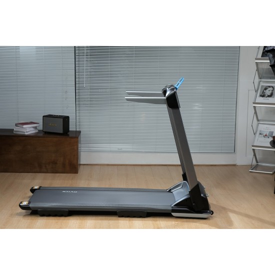 Electric treadmill, home OVICX Q2S PLUS bluetooth&app, 1-14km (black)