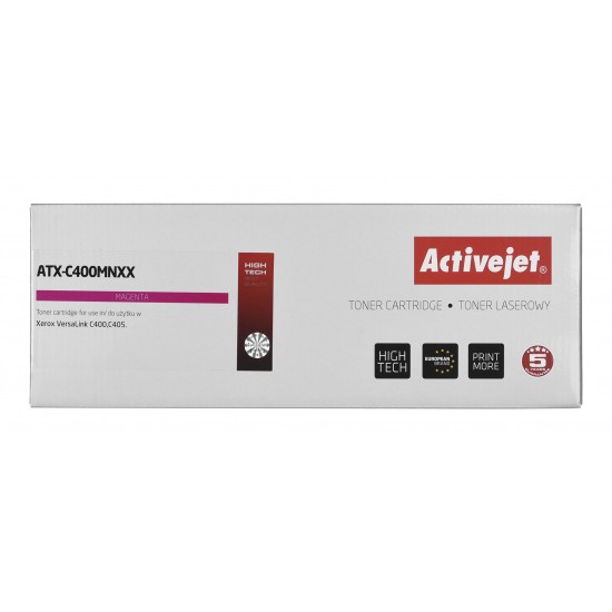 Activejet ATX-C400MNXX Toner (replacement for Xerox 106R03535; Supreme; 8000 pages; magenta)