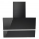 Cooker hood Akpo WK-4 Balance Eco 60 Chimney Black