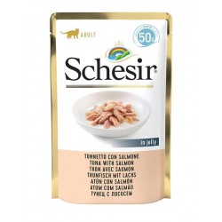 SCHESIR in jelly Tuna with salmon - wet cat food - 50 g