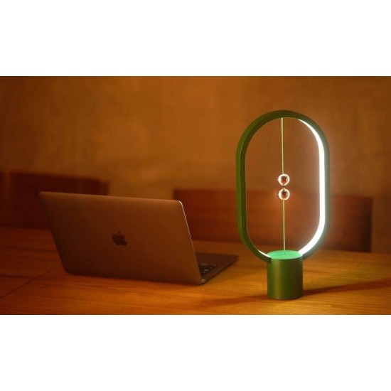 Allocacoc Heng Balance Lamp Ellipse USB Light Wood