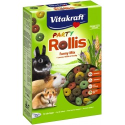 VITAKRAFT Party Rollis Funny Mix - treat for rodents and rabbits - 500g