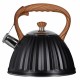 PROMIS TMC25D Kettle 3.0 l, ANTONIO, black, wooden handle