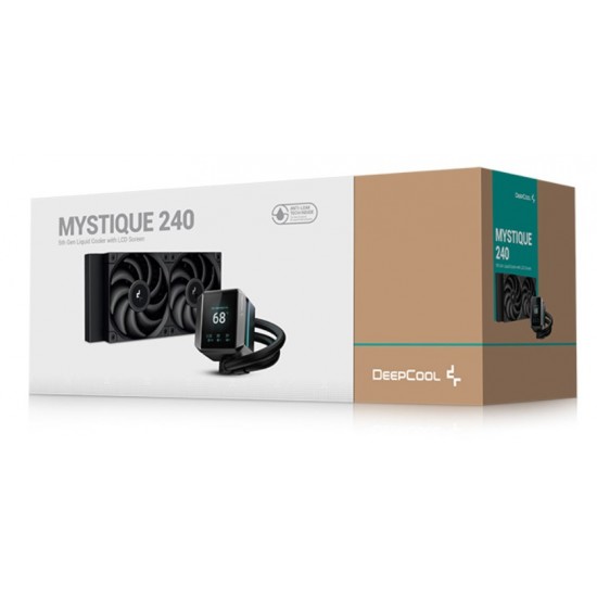 DeepCool MYSTIQUE 240 Processor All-in-one liquid cooler 12 cm Black 1 pc(s)