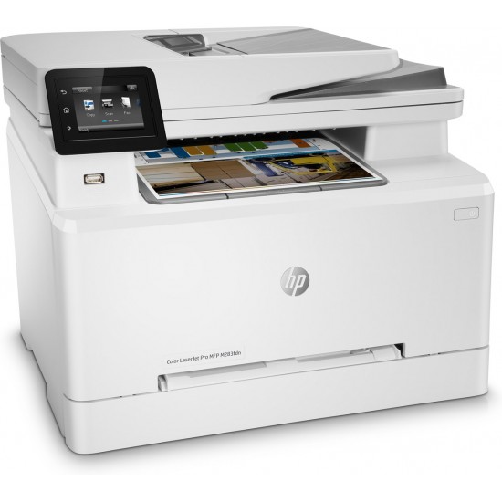 HP Color LaserJet Pro MFP M282nw, Print, Copy, Scan, Front-facing USB printing; Scan to email; 50-sheet uncurled ADF