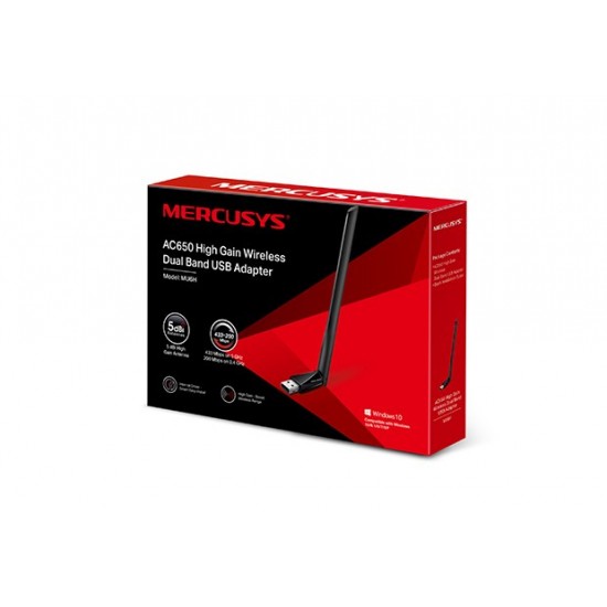 Mercusys AC650 High Gain Wireless Dual Band USB Adapter