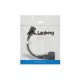 Lanberg CA-C14E-10CC-0018-BK power cable Black  C14 coupler