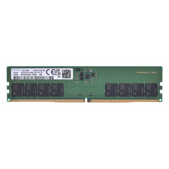 Samsung UDIMM non-ECC 16GB DDR5 1Rx8 5600MHz PC5-44800 M323R2GA3DB0-CWM