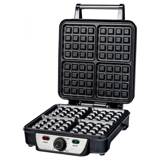 Waffle iron Ravanson GR-7030 (1100W; black)