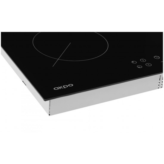 Ceramic hob Akpo PKA 58008/2 black 4 zone(s)