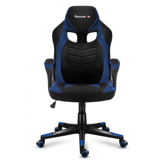 Huzaro FORCE 2.5 BLUE MESH Gaming armchair Mesh seat Black, Blue