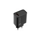 NATEC MAINS CHARGER RIBERA USB-A 18W BLACK