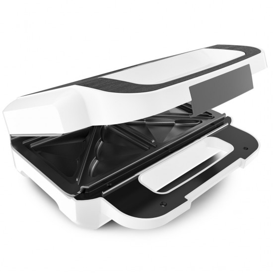 Tefal Snack XL SW7011 sandwich maker 850 W White, Stainless steel