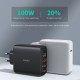 Wall charger AUKEY PA-B7S Omnia II GaN 3xUSB-C 1xUSB-A PD 3.0 PPS 100W