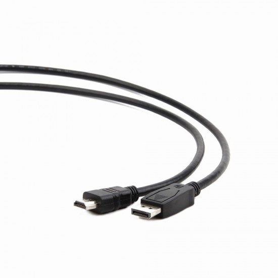 Gembird CC-DP-HDMI-3M DisplayPort to HDMI cable (not bi-directional), 3m, black