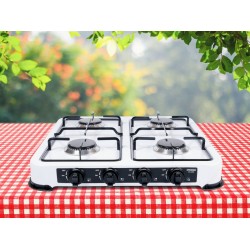 PROMIS KG400 Four-burner gas stove silver