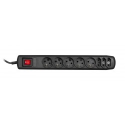 Activejet APN-8G/1,5M-BK power strip with cord