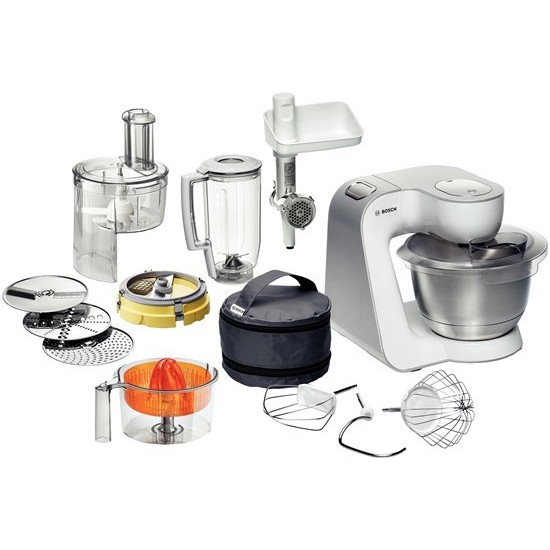 Bosch Styline food processor 900 W 3.9 L Stainless steel, White