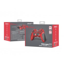 Natec GENESIS Mangan 200 (NJG-1425) Wired USB controller PC Red, Black