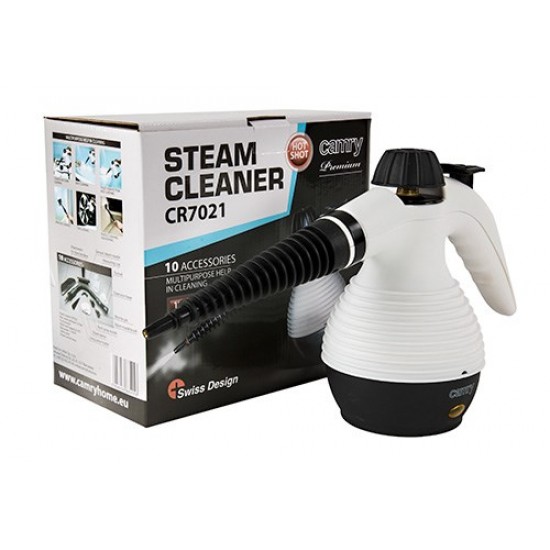 Camry Premium CR 7021 Portable steam cleaner 0.35 L 1500 W Black, White