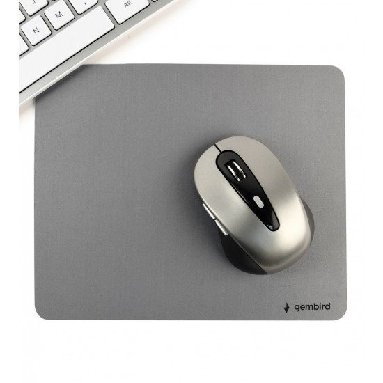 Gembird MP-S-G mouse pad, microguma, grey