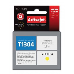 Activejet AE-1304N Ink (replacement for Epson T1304; Supreme; 18 ml; yellow)