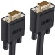 V7 Black Video Cable VGA Male to VGA Male 2m 6.6ft