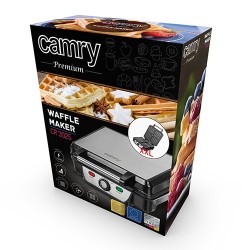 Camry CR 3025 waffle iron 4 waffle(s) Black 1500 W