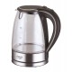 Adler AD 1225 electric kettle 1.7 L Black,Stainless steel,Transparent 2200 W