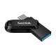 SanDisk Ultra Dual Drive USB flash drive 128 GB USB Type-A / USB Type-C 3.2 Gen 1 (3.1 Gen 1) Black, Silver