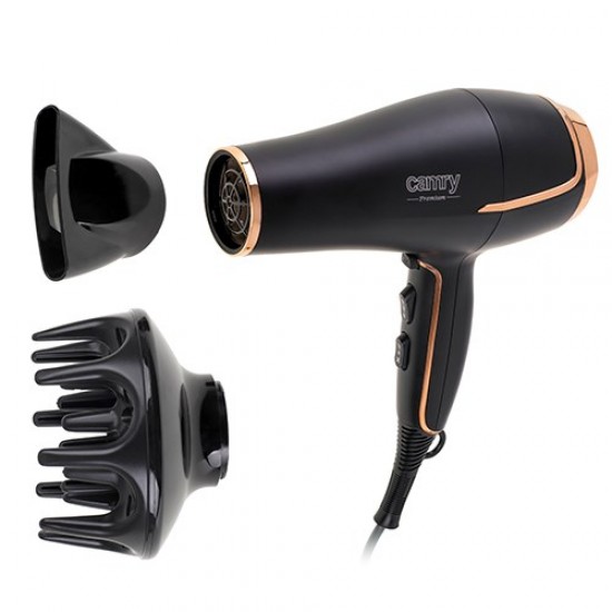 Camry CR 2255 hair dryer Black,Gold 2000 W