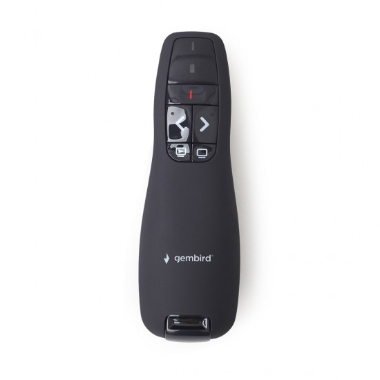 Gembird *Wireless presenter with laser pointer 660 nm 10 m Black