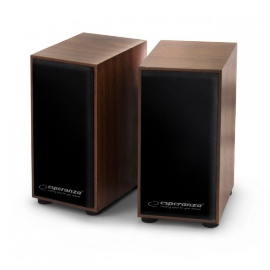 Esperanza 2.0 FOLK speaker set 2.0 channels 6 W Wood