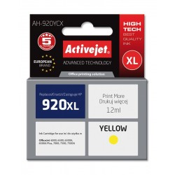 Activejet AH-920YCX Ink Cartridge (replacement for HP 920XL CD974AE; Premium; 12 ml; yellow)