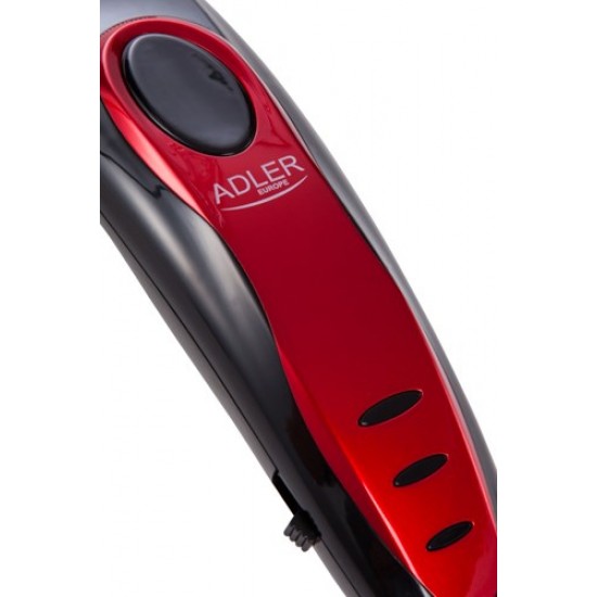 Adler AD 2825 hair trimmers/clipper Black, Red