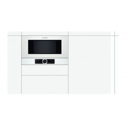 Bosch Serie 8 BFL634GW1 microwave Built-in Solo microwave 21 L 900 W White