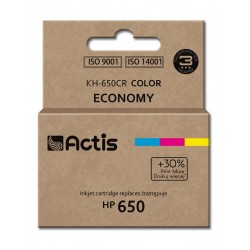 Actis KH-650CR ink (replacement for HP 650 CZ102AE; Standard; 9 ml; color)