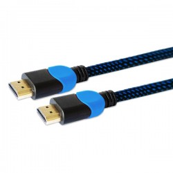 Savio GCL-05 HDMI cable 3 m HDMI Type A (Standard) Black, Blue