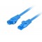 LANBERG PATCHCORD S/FTP CAT.6A 1.5M BLUE LSZH