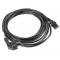 Lanberg CA-C13C-11CC-0100-BK power cable Black 10 m C13 coupler CEE7/7