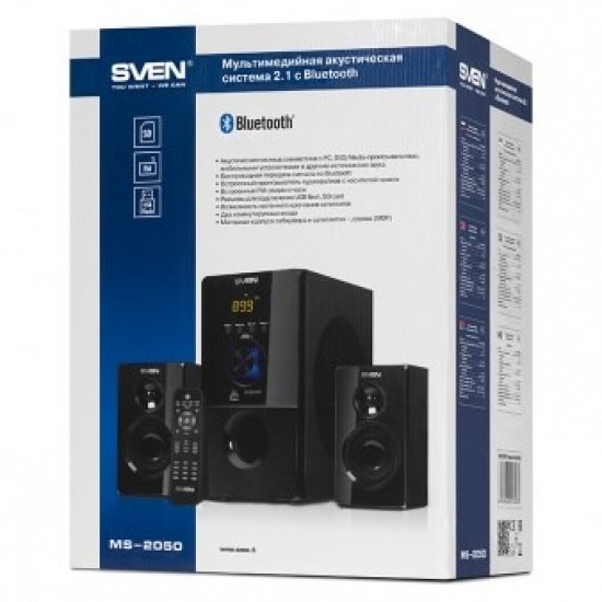 SVEN MS-2050 55 W Black 2.1 channels