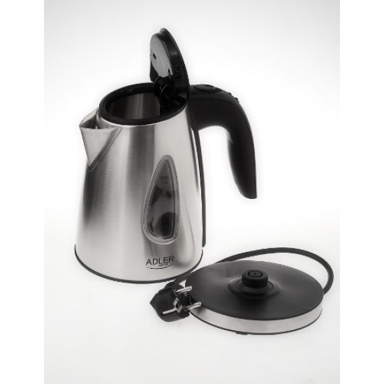 Adler AD 1203 electric kettle 1 L Silver 1630 W