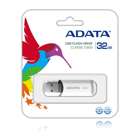 ADATA 32GB C906 USB flash drive USB Type-A 2.0 White